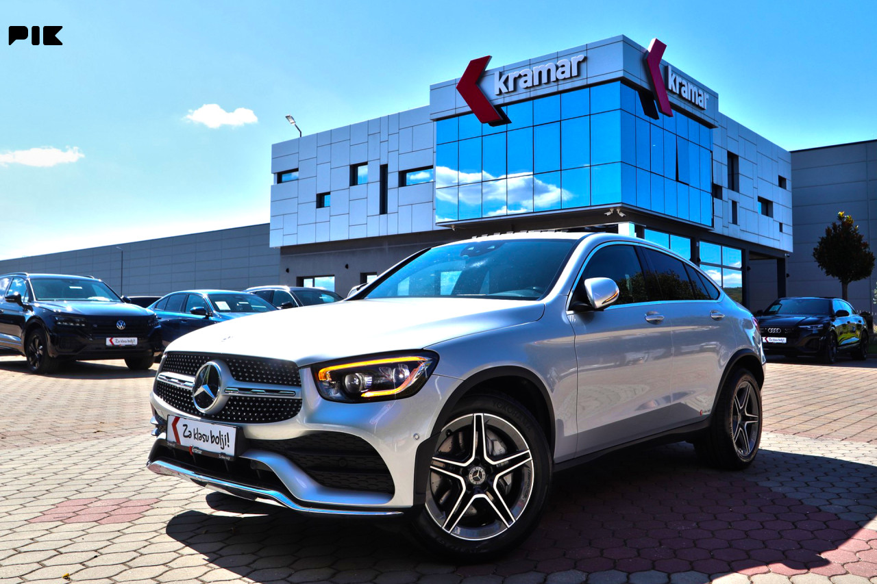 Mercedes GLC 220 D Coupe 4Matic 9G-Tronic AMG MULTIBEAM Šiber