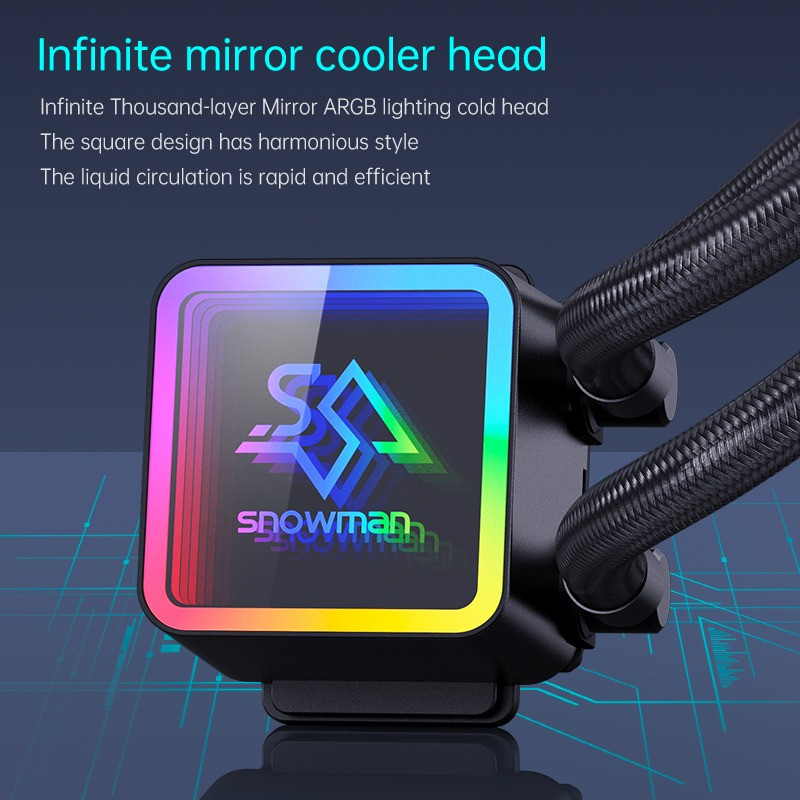 SNOWMAN Vodeno hladjenje KS240 ARGB BIJELO All Socket AMD / INTEL