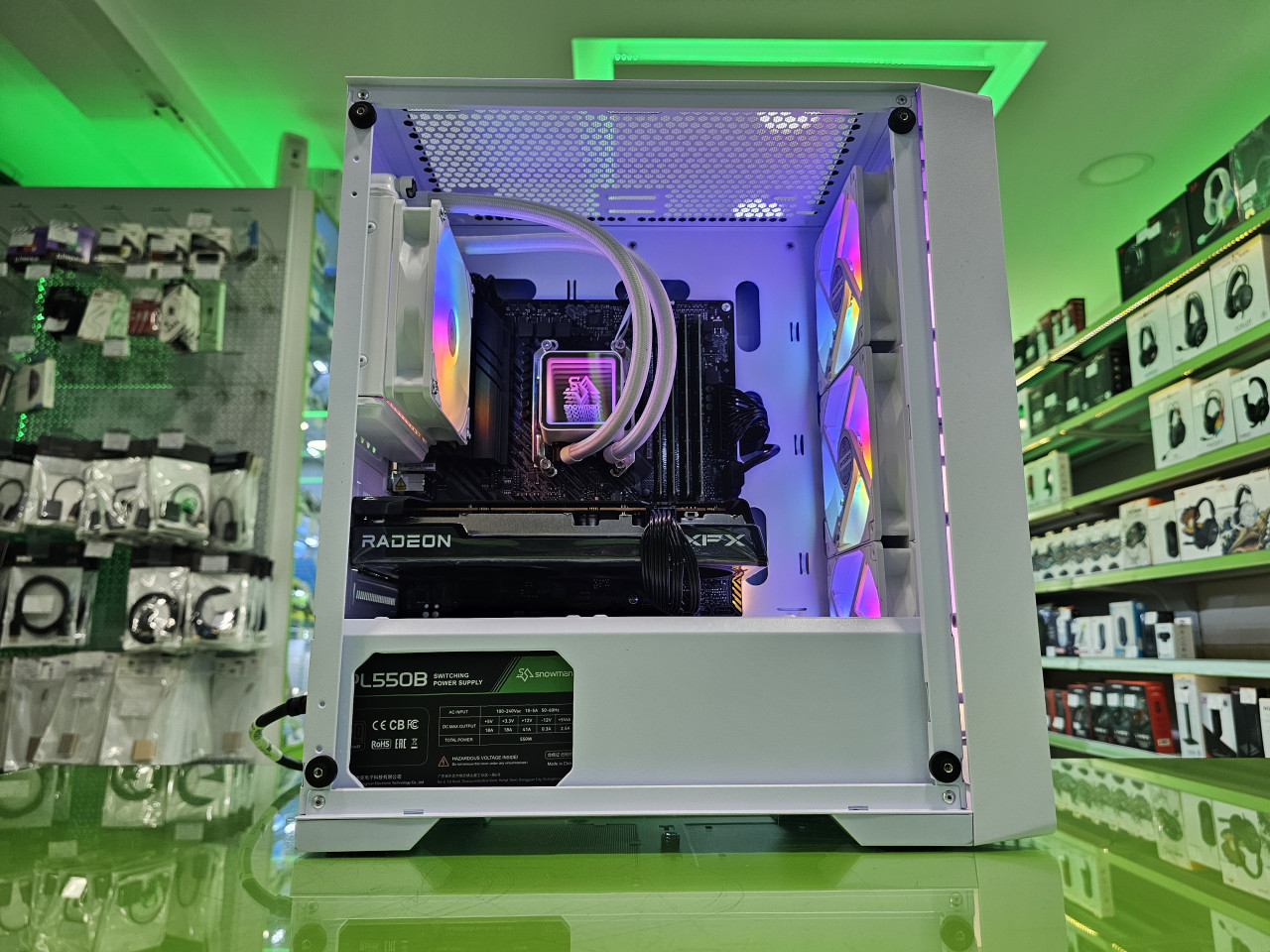 Gaming PC MAX Ryzen 5 5600X /16GB/RX 9060 8GB/SSD 500GB