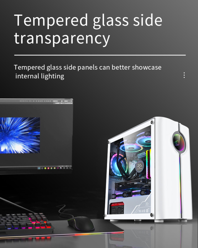 Gaming Kućište SNOWMAN CS029 RGB FRONT PANEL