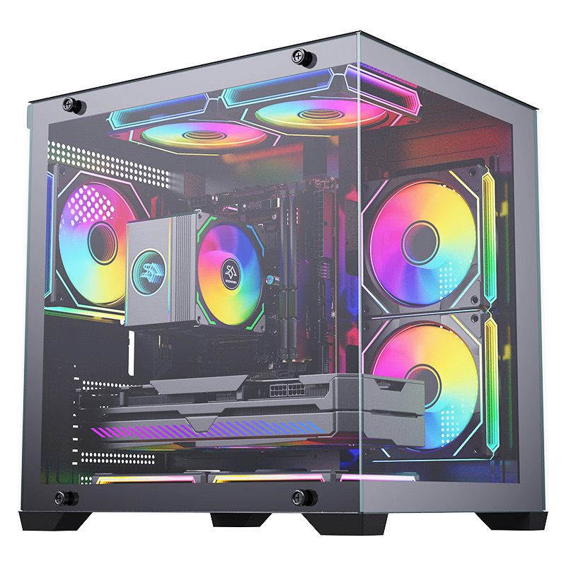 Gaming Kućište SNOWMAN CS049 + 7 X ARGB FAN INCLUDED