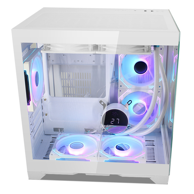 Gaming Kućište SNOWMAN CS004 White + 7 X ARGB FAN