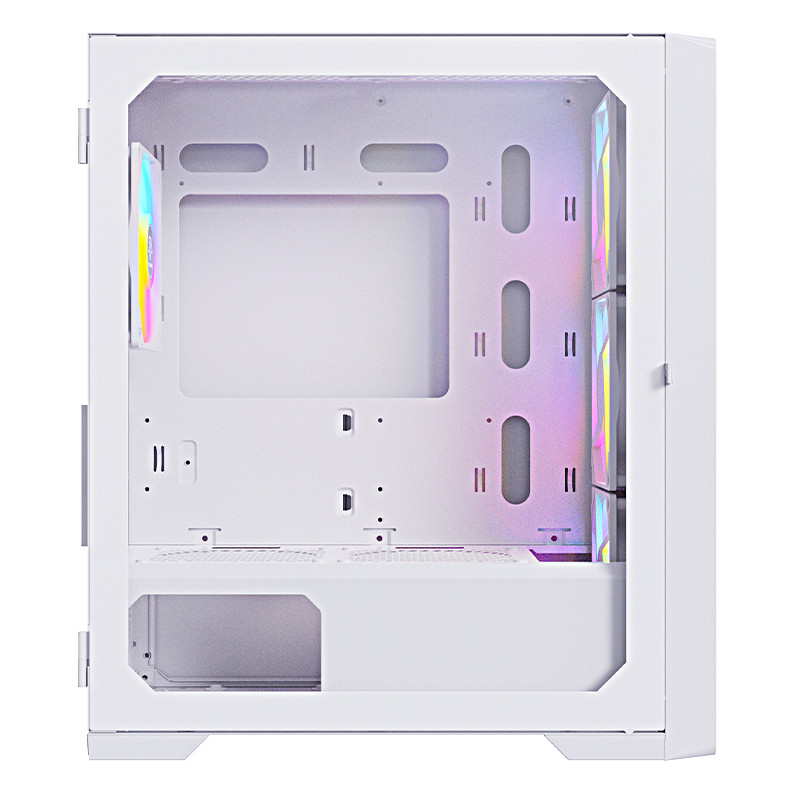 Gaming Kućište SNOWMAN CS032 White + 3 X LED FAN INCLUDED