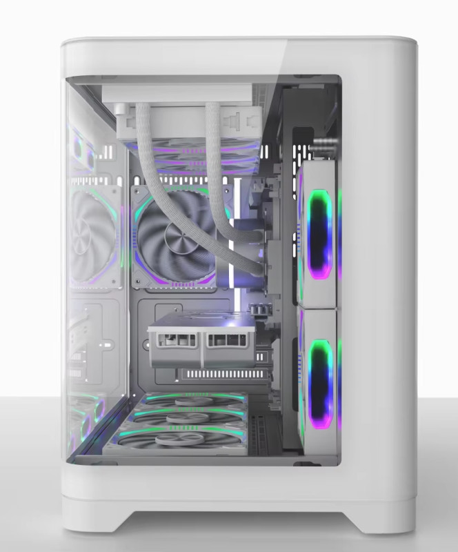 Gaming Kućište SNOWMAN CS047 + 9 X ARGB FAN INCLUDED