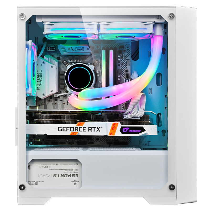 Gaming Kućište SNOWMAN CS078 White + 3 X LED FAN INCLUDED