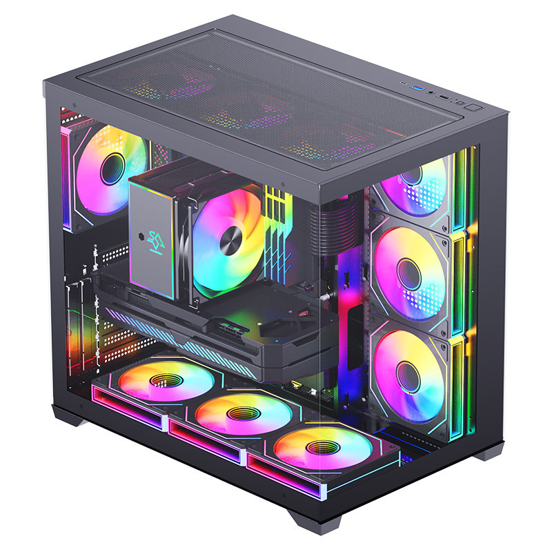 Gaming Kućište SNOWMAN CS015 + 10 X ARGB FAN