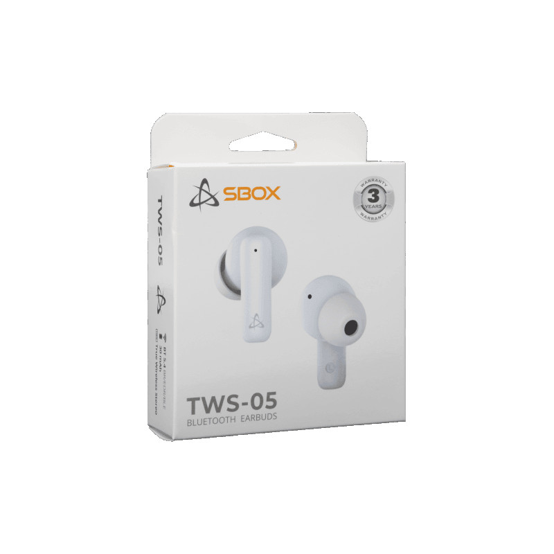 SBOX EARBUDS Slušalice + mikrofon Bluetooth EB-TWS05 Bijela