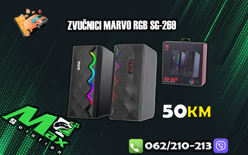 Zvucnici MARVO RGB SG-269