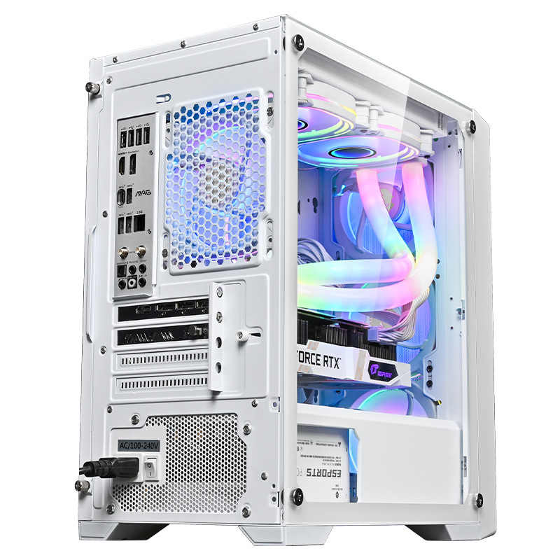 Gaming Kućište SNOWMAN CS078 White + 3 X LED FAN INCLUDED