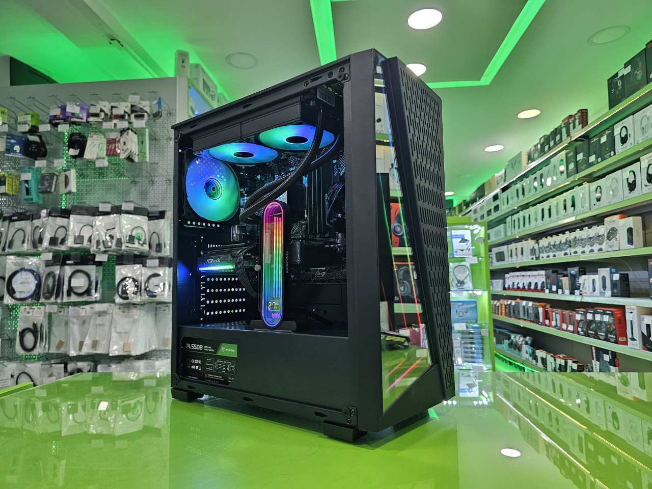 PC MAX Ryzen 7 5700X /16GB/RTX 2060 Super 8GB/SSD 500GB + HDD 1TB