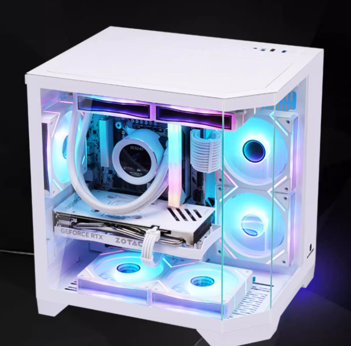 Gaming Kućište SNOWMAN CS091 White + 7 X ARGB FAN INCLUDED