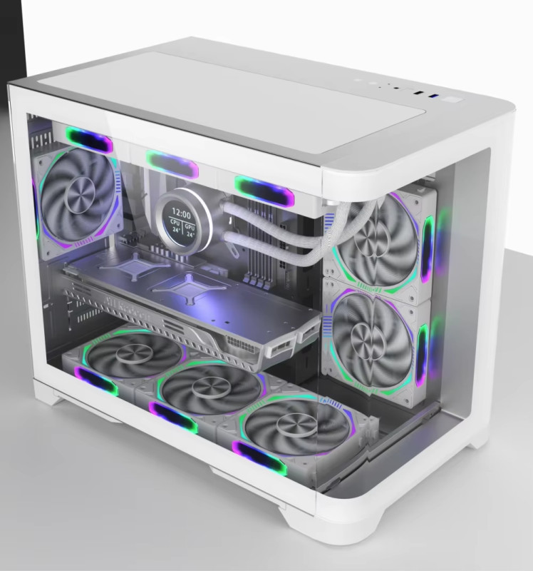 Gaming Kućište SNOWMAN CS047 + 9 X ARGB FAN INCLUDED