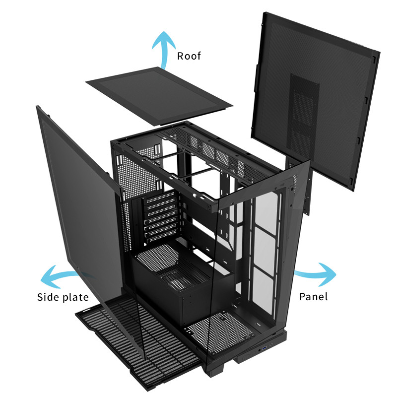 Gaming Kućište SNOWMAN CS005 + 8 X ARGB FAN INCLUDED