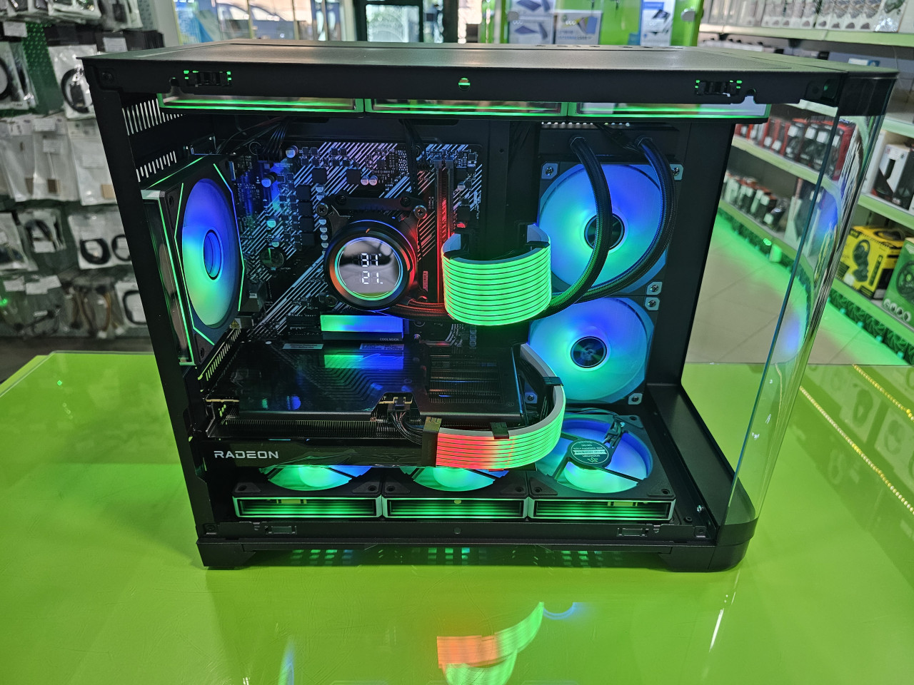 Gaming PC MAX Ryzen 7 5700X /16GB/RX 9060 8GB/SSD 500GB + HDD 1TB