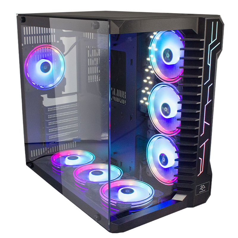 Gaming Kućište SNOWMAN CS002 + 10 X ARGB FAN