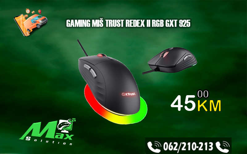 Gaming Miš Trust REDEX II RGB GXT 925
