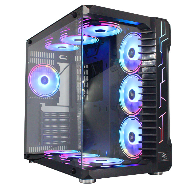 Gaming Kućište SNOWMAN CS002 + 10 X ARGB FAN