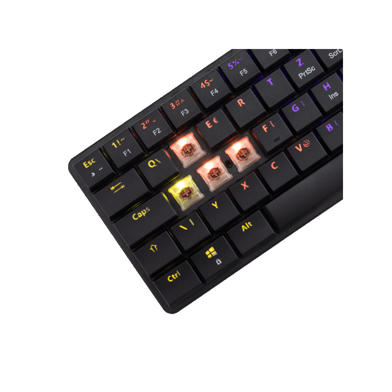 MEHANICKA Tastatura White Shark GK006131 NAGAMAKI Crna Brown.Sw