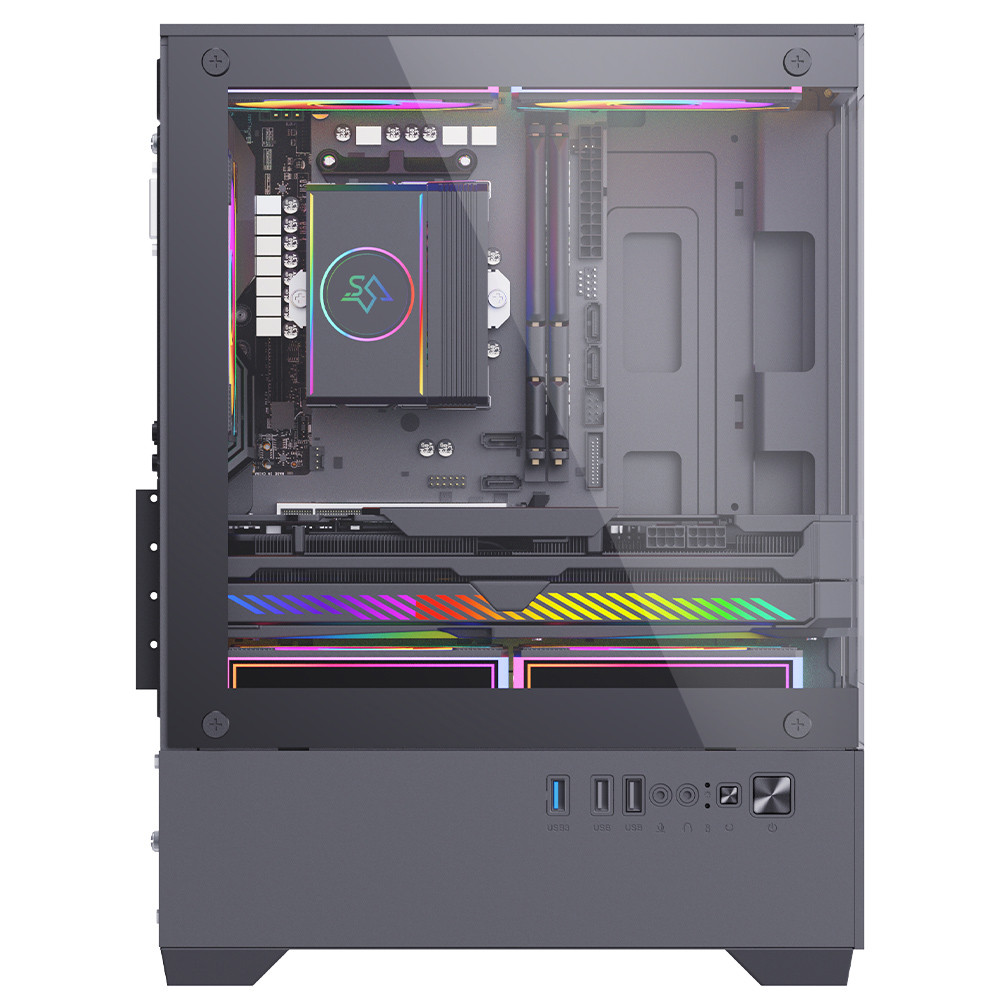 Gaming Kućište SNOWMAN CS085 + 3 X LED FAN INCLUDED