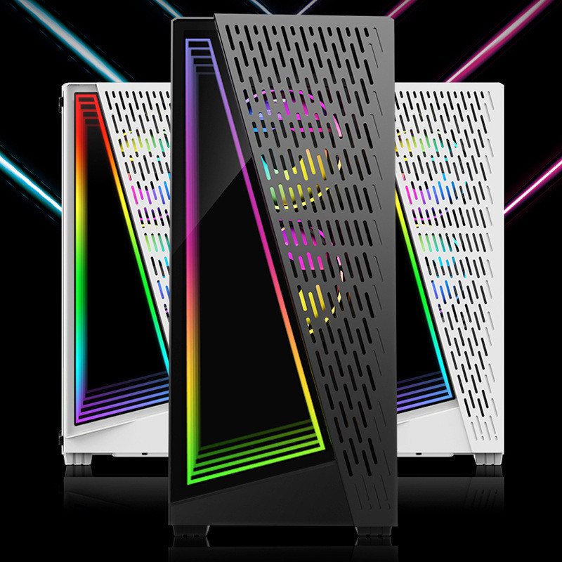 Gaming Kućište SNOWMAN CS027 White RGB FRONT PANEL