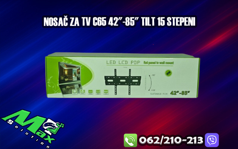 Nosac za TV C65 42"-85" Tilt 15 stepeni