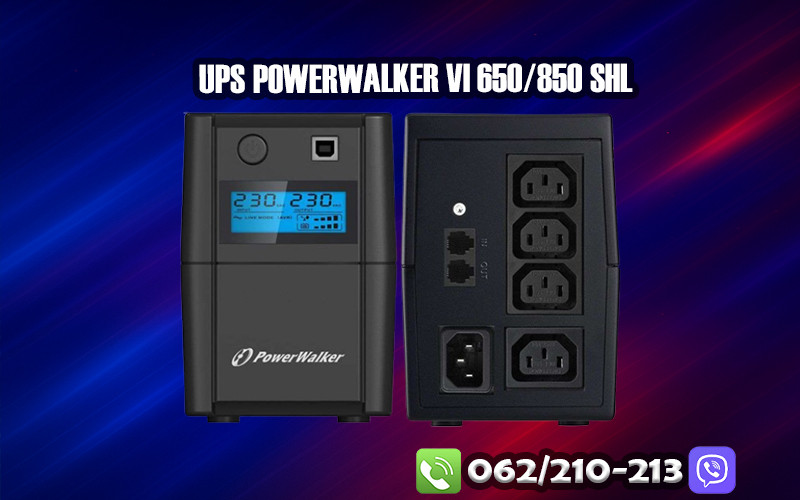 UPS PowerWalker VL 650/850 SHL