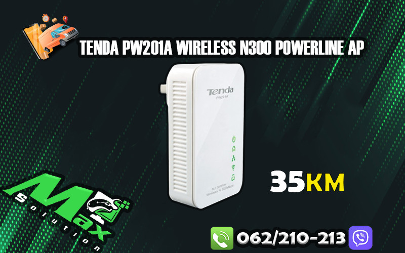 Tenda PW201A Wireless N300 Powerline AP