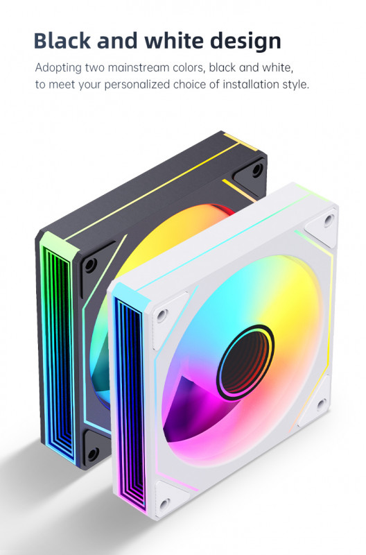 Gaming Kućište SNOWMAN CS005 + 8 X ARGB FAN INCLUDED