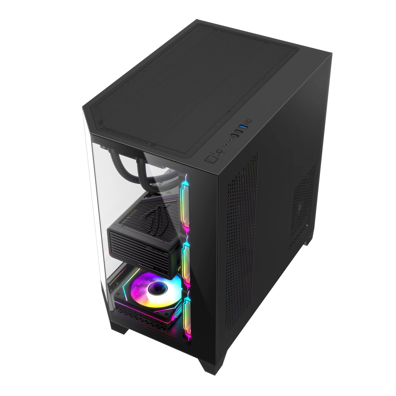 Gaming Kućište SNOWMAN CS089 + 10 X ARGB FAN INCLUDED