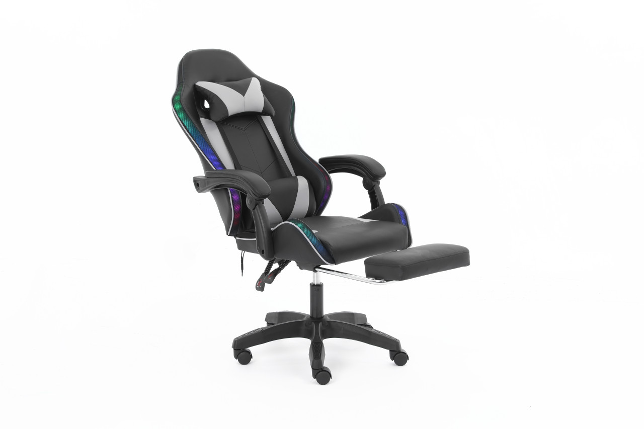 Gaming stolica RGB Black / Light Grey YX-8174