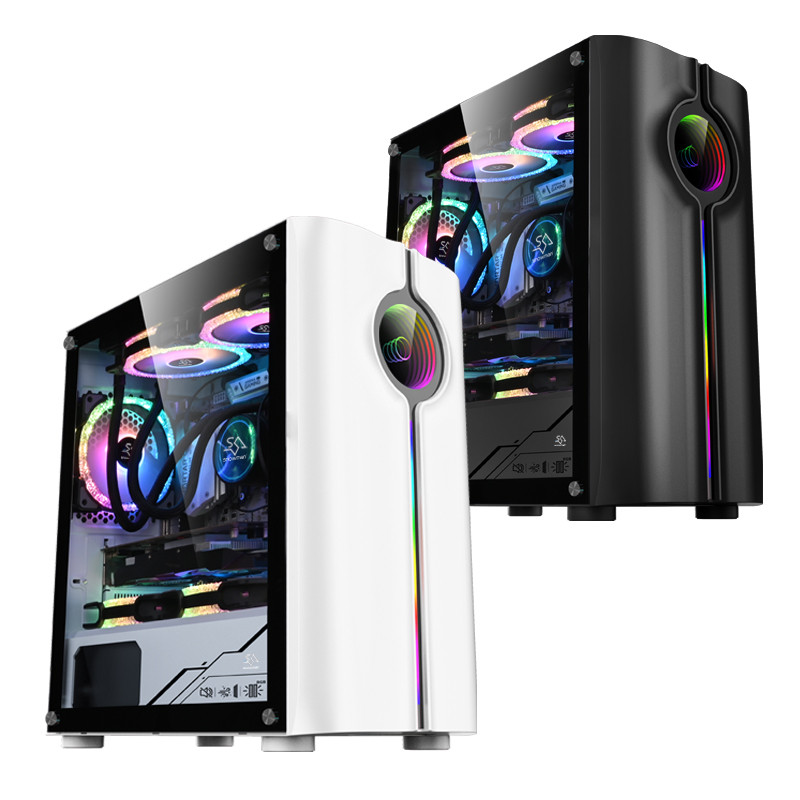Gaming Kućište SNOWMAN CS029 White RGB FRONT PANEL