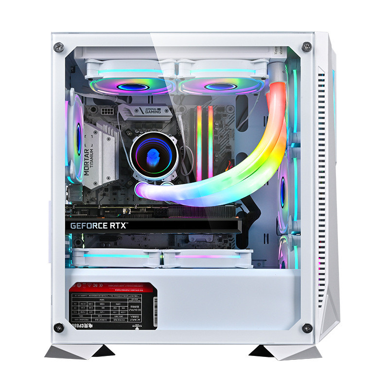 Gaming Kućište SNOWMAN CS076 White RGB FRONT PANEL