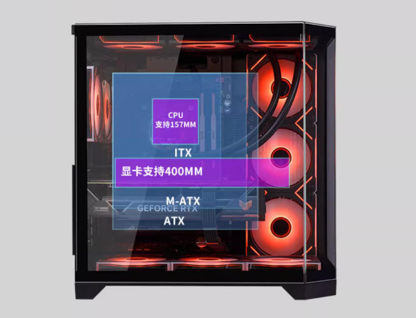 Gaming Kućište SNOWMAN CS089 + 10 X ARGB FAN INCLUDED