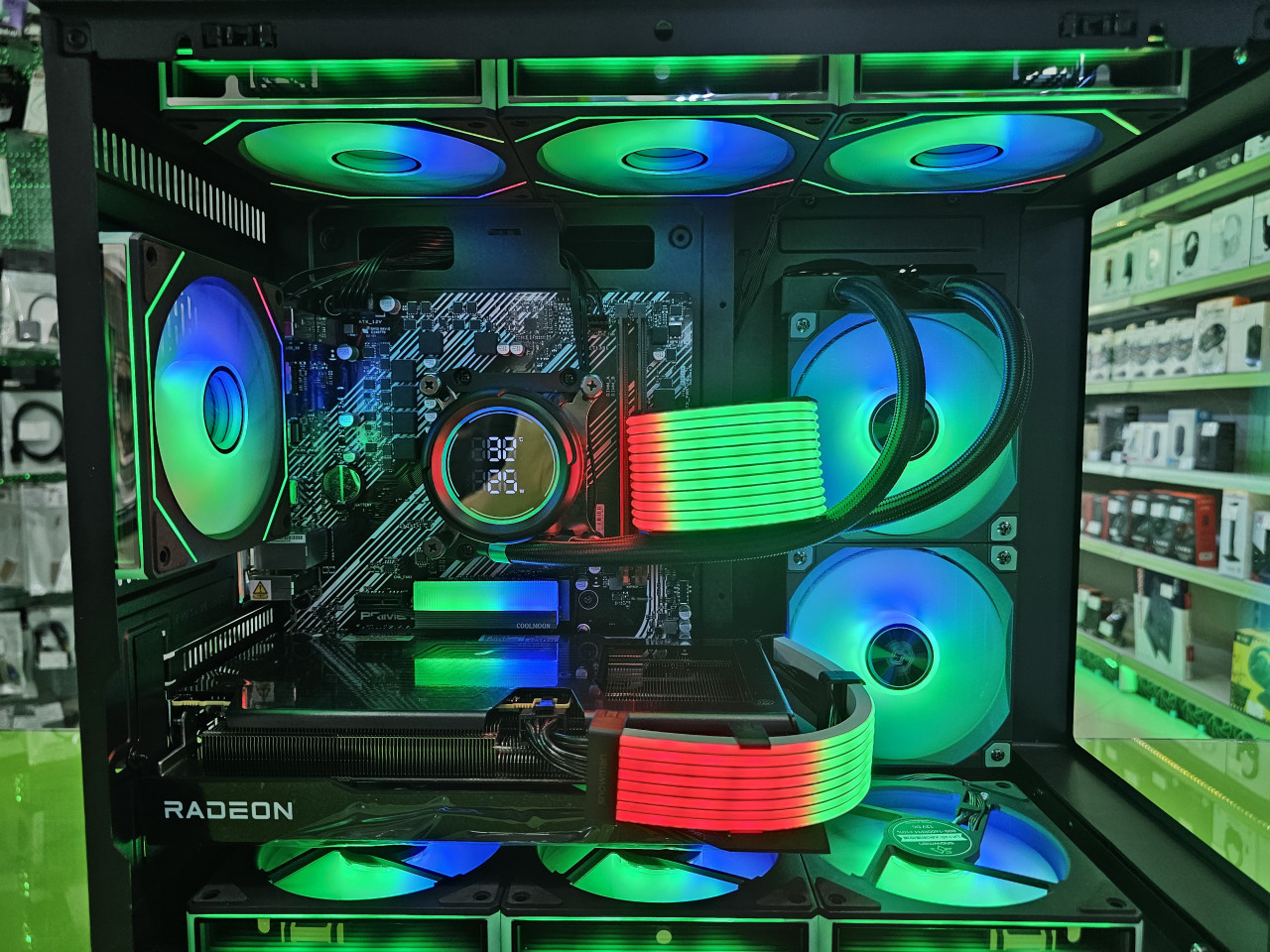 Gaming PC MAX Ryzen 7 5700X /16GB/RX 9060 8GB/SSD 500GB + HDD 1TB