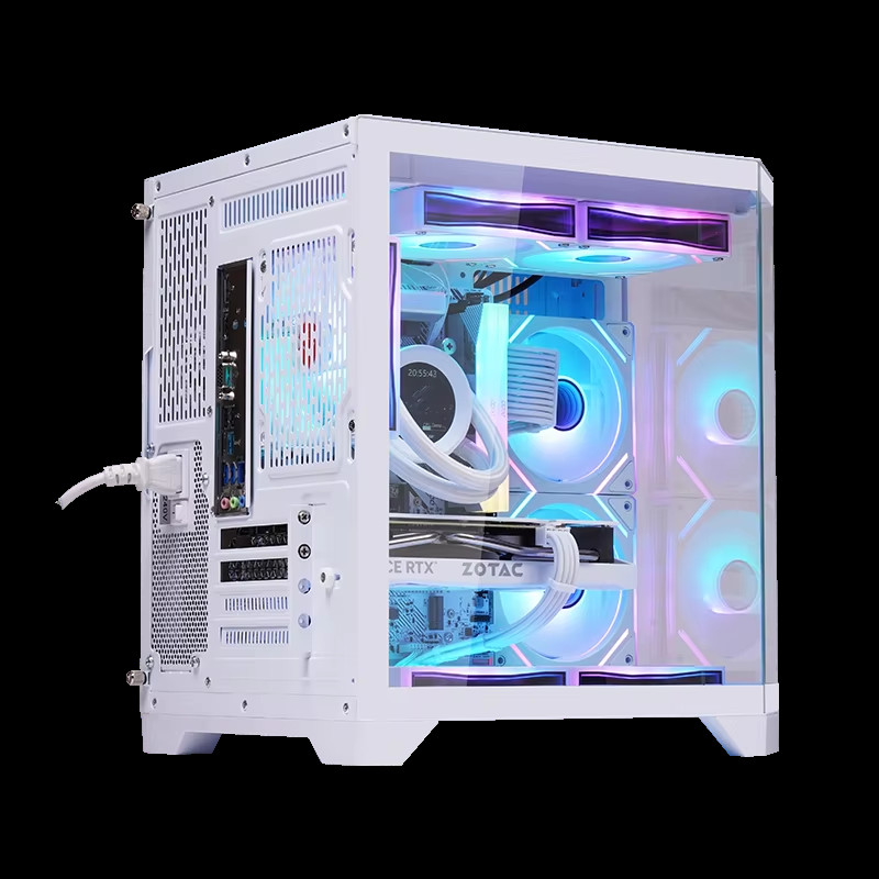 Gaming Kućište SNOWMAN CS091 White + 7 X ARGB FAN INCLUDED