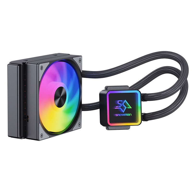 SNOWMAN Vodeno hladjenje KS120 - ARGB CRNO All Socket AMD / INTEL