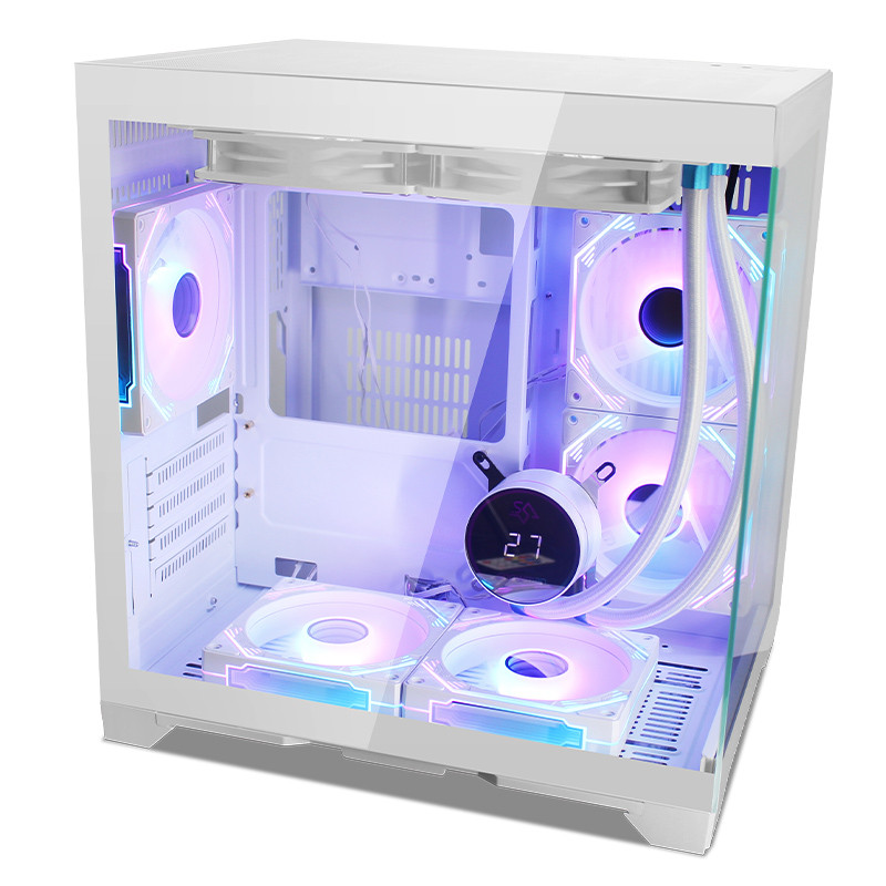 Gaming Kućište SNOWMAN CS004 White + 7 X ARGB FAN