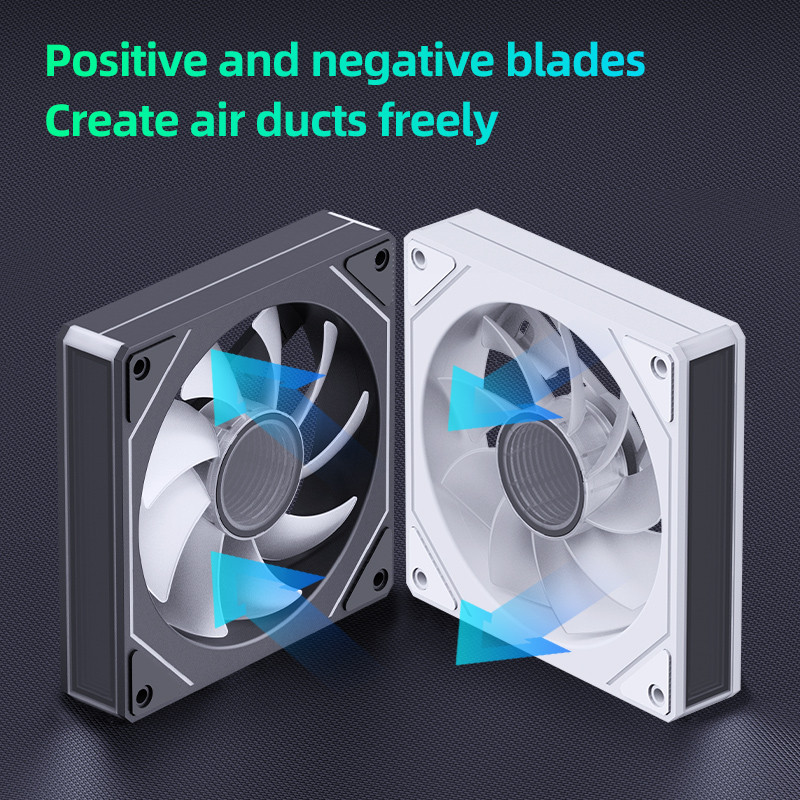 ARGB VENTILATOR LK120-ARGB FAN BLACK / COOLER CRNI