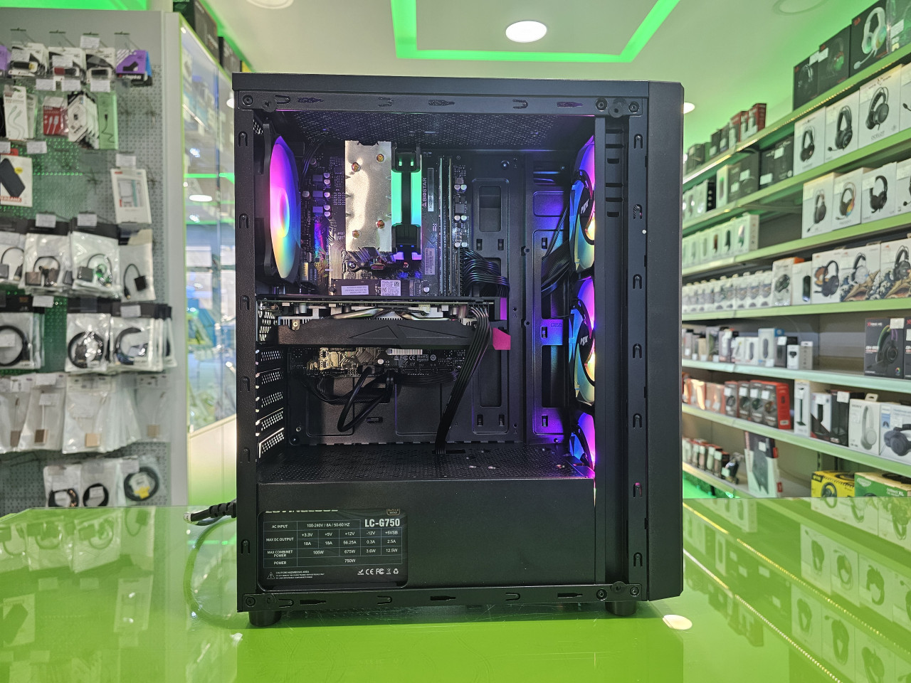 Gaming Ryzen 5 PRO 3600 /16GB/RTX 2060 Super 8GB/SSD 256+HDD 1TB