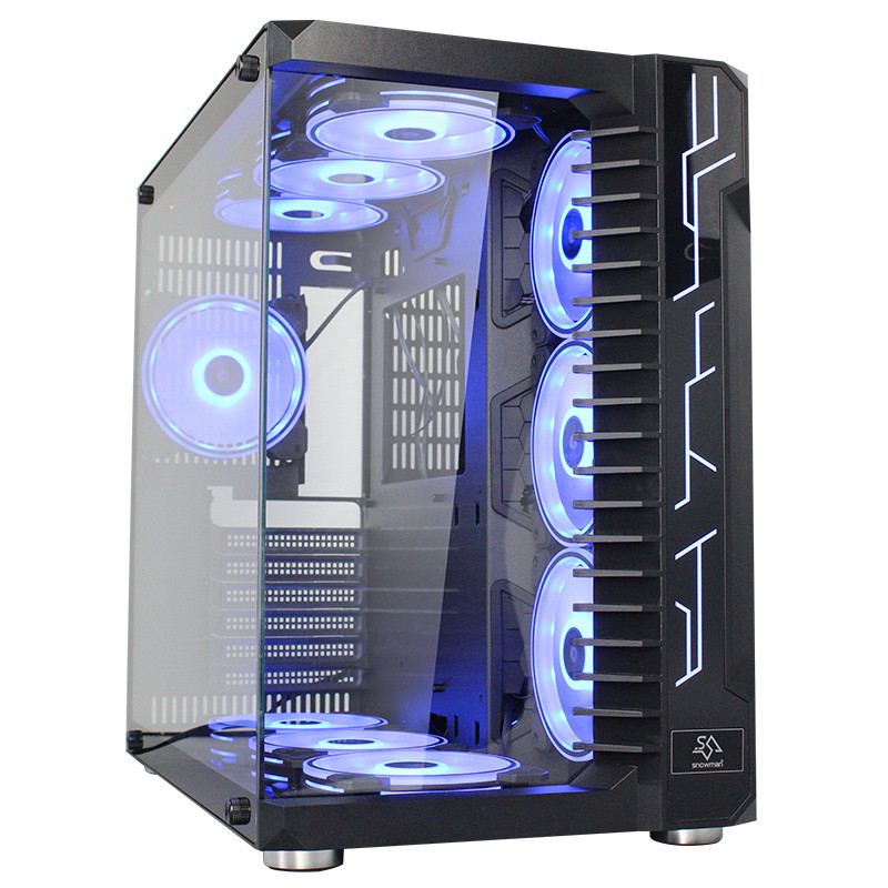 Gaming Kućište SNOWMAN CS002 + 10 X ARGB FAN