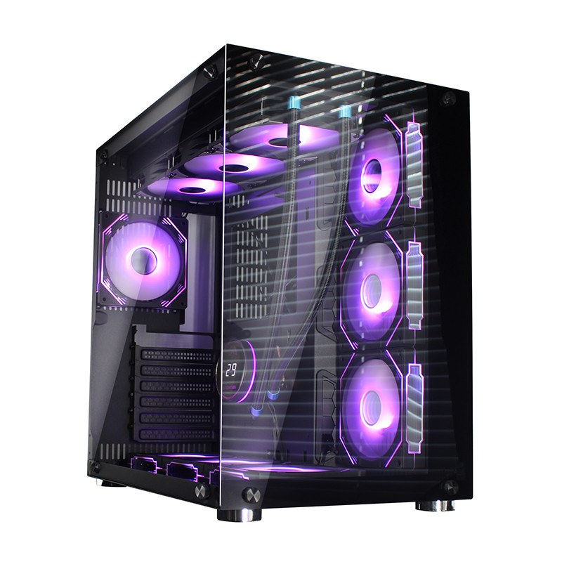 Gaming Kućište SNOWMAN CS016 + 10 X ARGB FAN INCLUDED