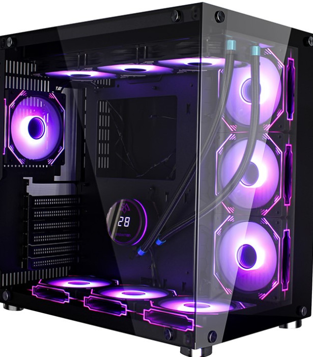 Gaming Kućište SNOWMAN CS016 + 10 X ARGB FAN INCLUDED