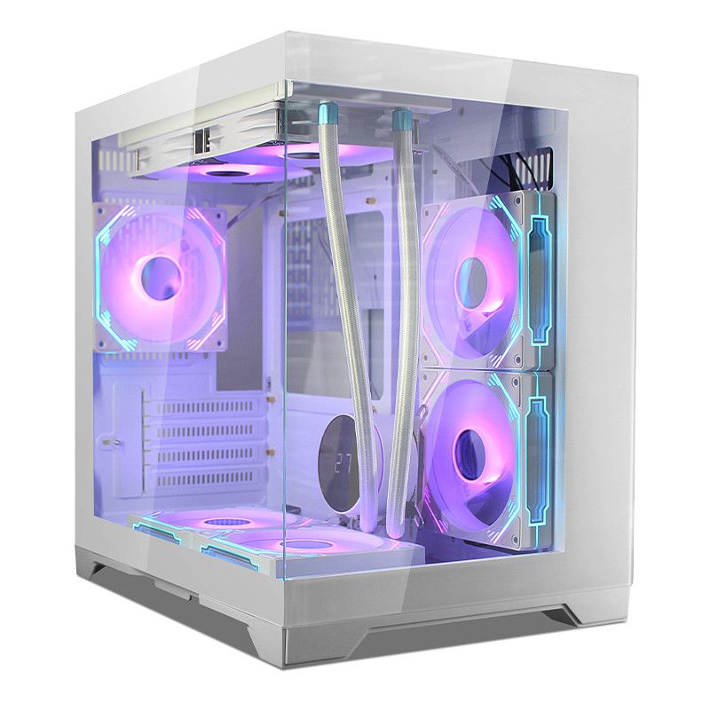 Gaming Kućište SNOWMAN CS004 White + 7 X ARGB FAN