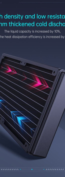 SNOWMAN Vodeno hladjenje KS120 - ARGB CRNO All Socket AMD / INTEL