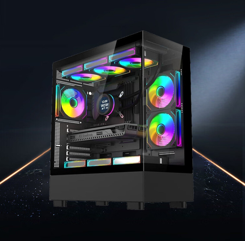 Gaming Kućište SNOWMAN CS087 + 9 X ARGB FAN INCLUDED