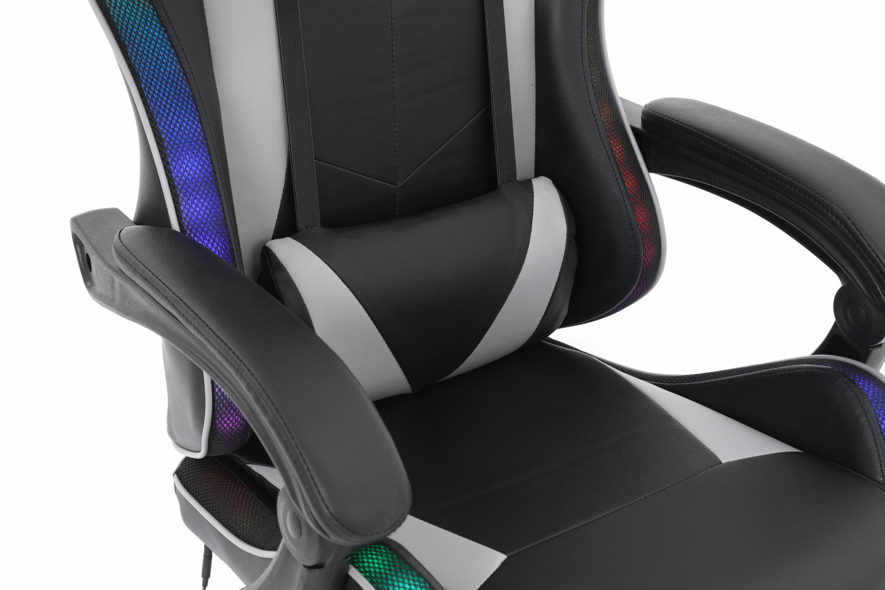 Gaming stolica RGB Black / Light Grey YX-8174