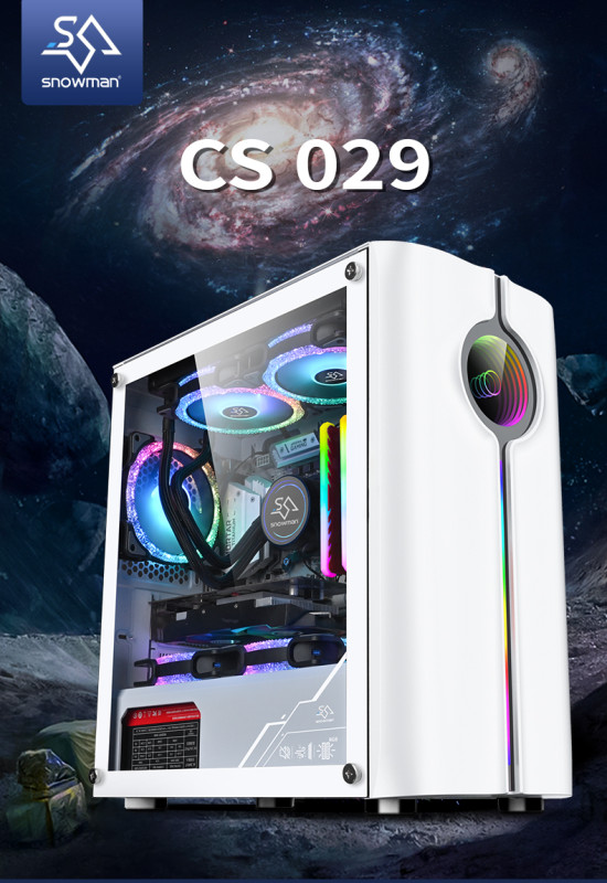Gaming Kućište SNOWMAN CS029 RGB FRONT PANEL