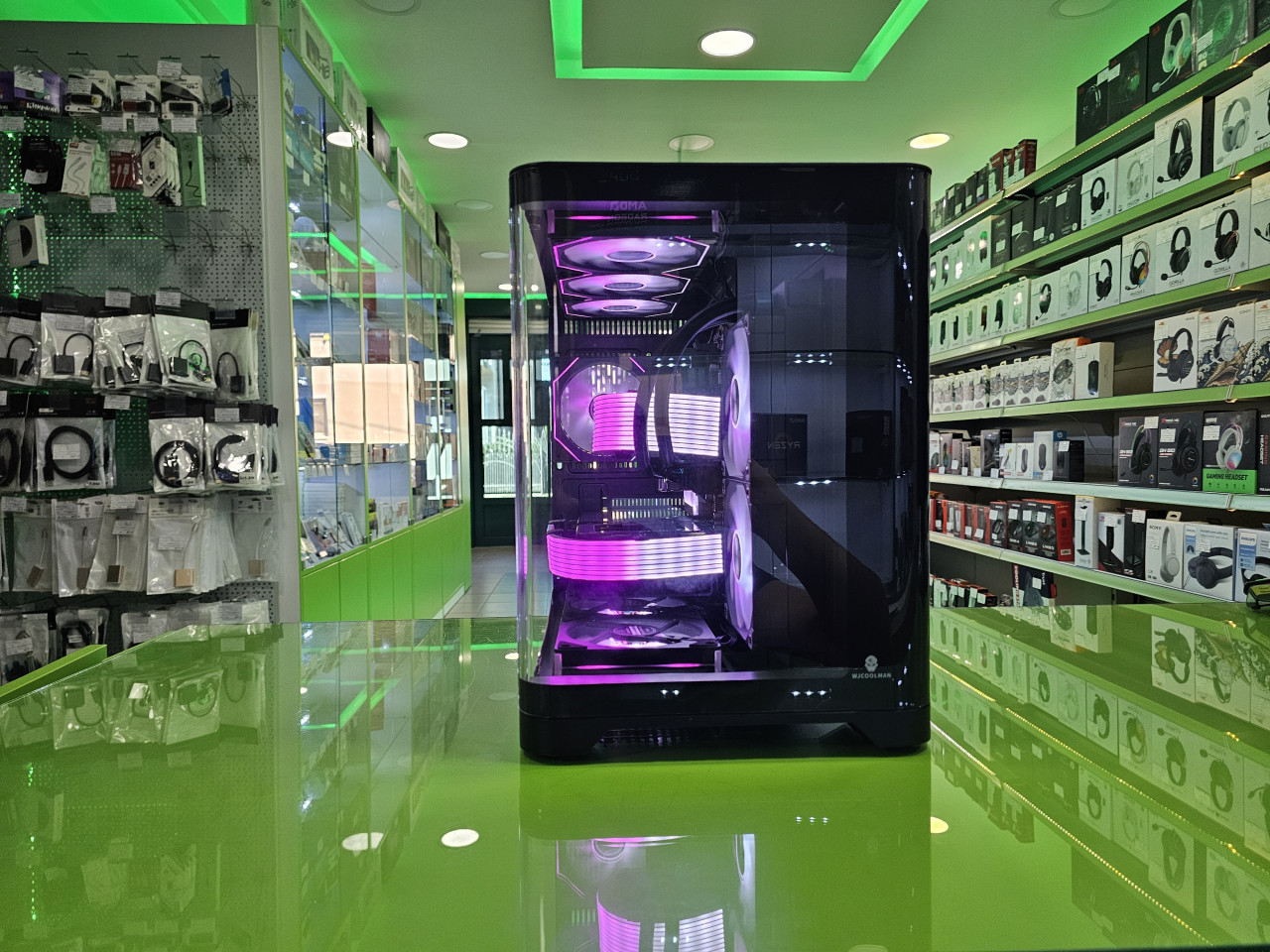 PC MAX Ryzen 7 5700X /16GB/ARC B580 12GB/SSD 500GB + HDD 1TB