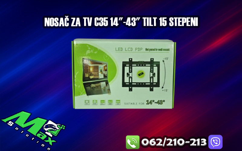 Nosac za TV C35 14"-43" Tilt 15 stepeni
