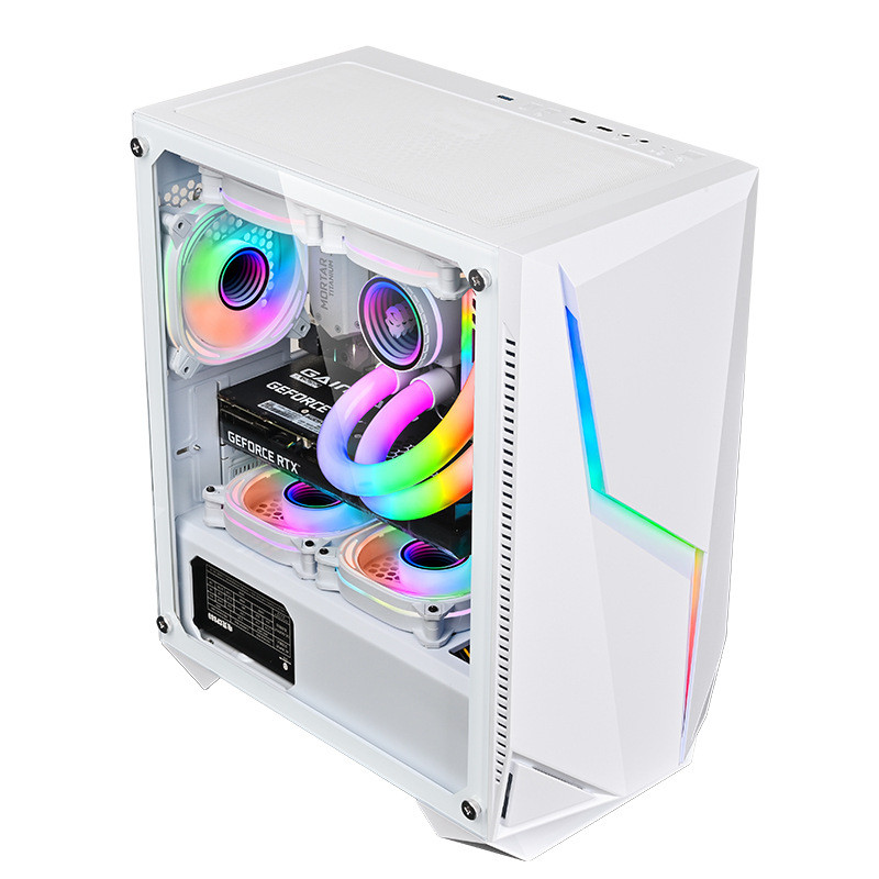 Gaming Kućište SNOWMAN CS076 White RGB FRONT PANEL
